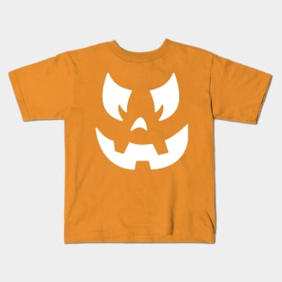 Pumpkin Carving Face 7 Kids T-Shirt